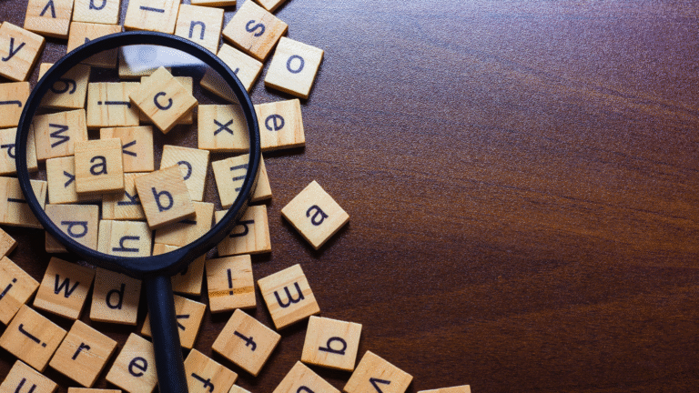 woordenschat oefenen afbeelding letters