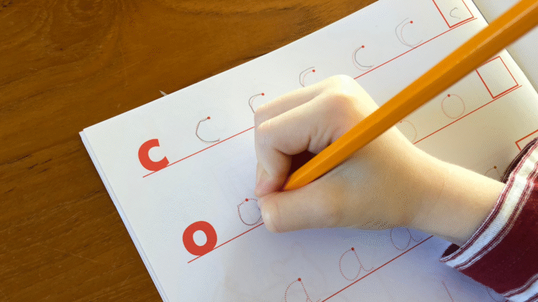 leren schrijven rechtshandig