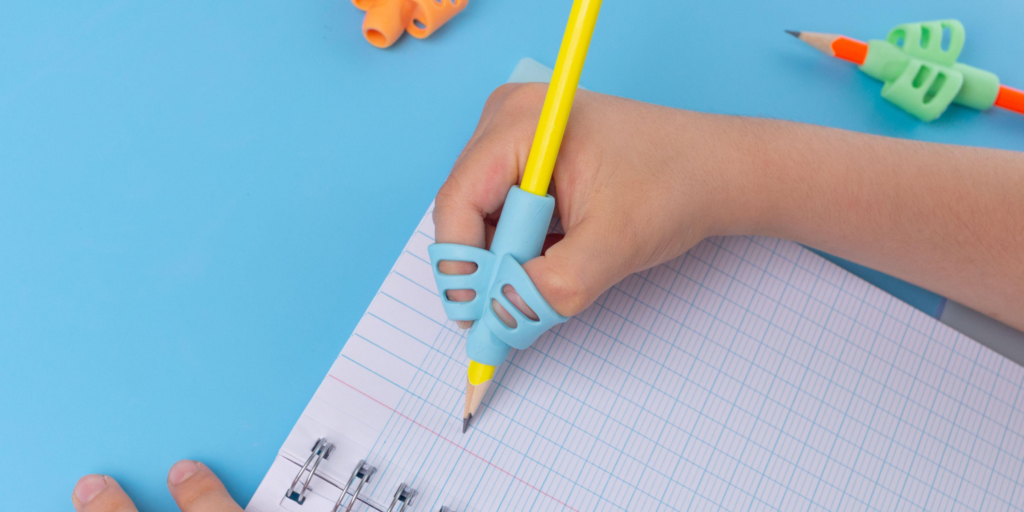 leren schrijven met hulpmiddel